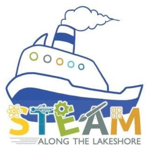 STEAM along the Lakeshore logo with a boat